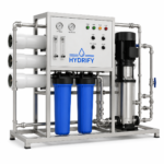 Hydrify Application RO Plant Hospital 100 LPH Semi Automatic MS Powder Coated