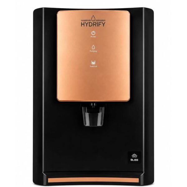Hydrify Bliss RO Water Purifier for Home & Office | Advanced Multi-Stage RO Purification | Elegant Compact Design | Safe & Pure Drinking Water